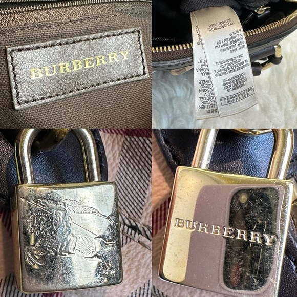 💯Authentic Burberry Haymarket Small Women's Bag🍀 - Picture 10 of 15